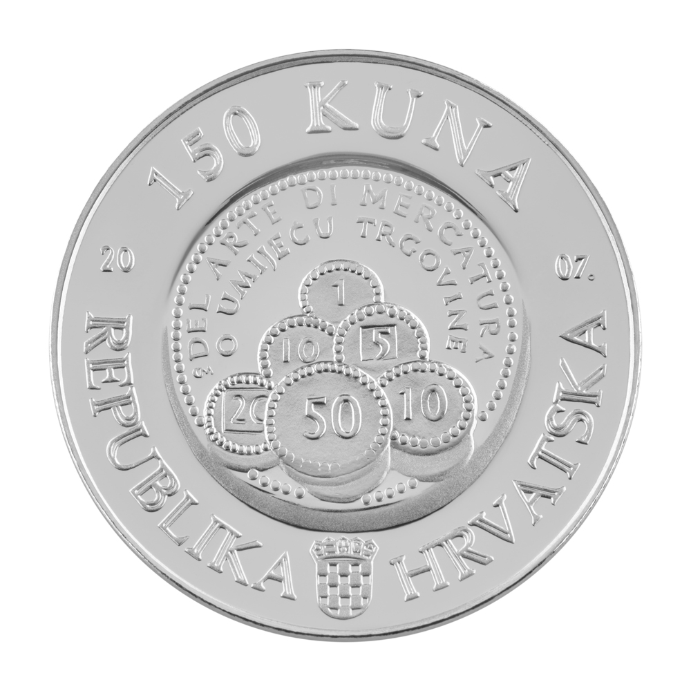 Silver commemorative coin Benedikt Kotruljević